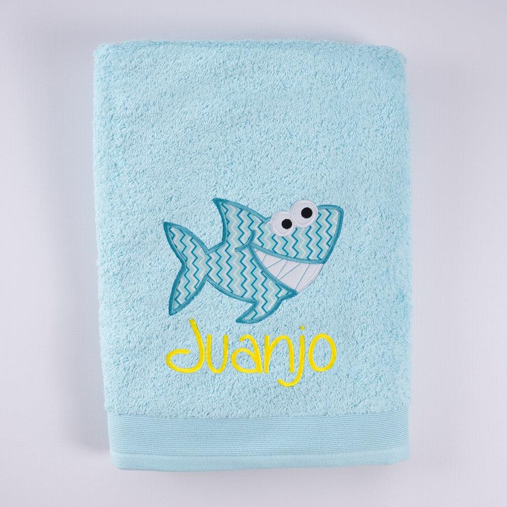 Toallas Personalizadas con Bordado Tiburón Nanetes - Nanetes #